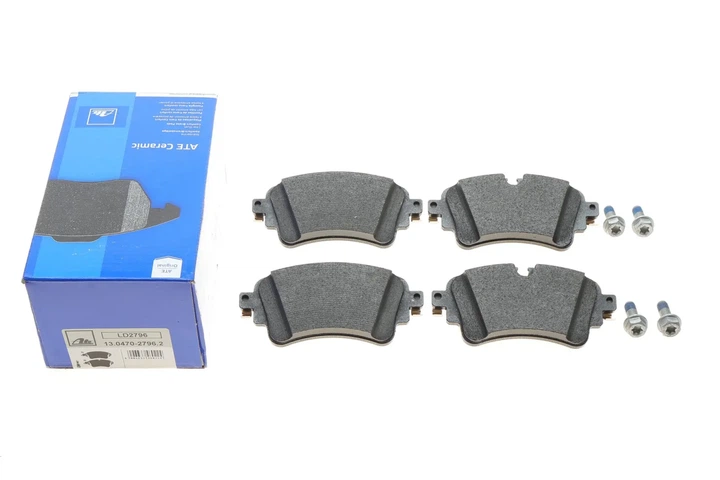 Комплект гальмівних колодок ATE 13047027962 Audi A4, Allroad, A5, A6, Q7, Q5, A8 4N0698451, 80A698451B, 8W0698451F - Фото 2 Комплект гальмівних колодок ATE 13047027962 Audi A4, Allroad, A5, A6, Q7, Q5, A8 4N0698451, 80A698451B, 8W0698451F - изображение 2