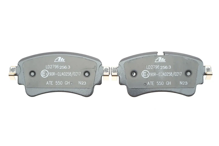 Комплект гальмівних колодок ATE 13047027962 Audi A4, Allroad, A5, A6, Q7, Q5, A8 4N0698451, 80A698451B, 8W0698451F - Фото 3 Комплект гальмівних колодок ATE 13047027962 Audi A4, Allroad, A5, A6, Q7, Q5, A8 4N0698451, 80A698451B, 8W0698451F - изображение 3