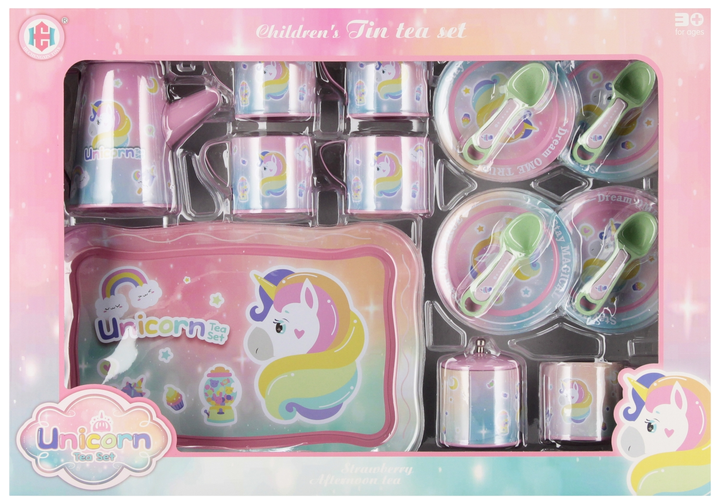 Zestaw do zabawy Mega Creative Unicorn naczynia kuchenne metalowe 571372 (5907414106524) - obraz 4