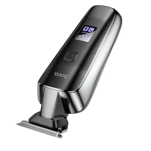 Машинка для стрижки Hoco HP23 Diamond Engraving Electric Hair Clipper Black - изображение 2