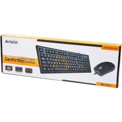 Комплект A4Tech KRS-8372 USB Black - Фото 2 Комплект A4Tech KRS-8372 USB Black - изображение 2
