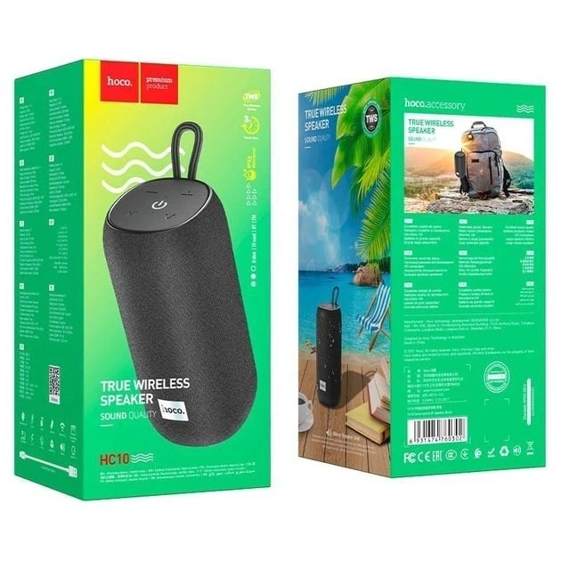 Портативная колонка Hoco HC10 Sonar Sports BT Speaker 5W Black - изображение 3