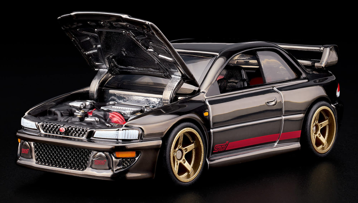 Машинка Premium Hot Wheels '98 Subaru Impreza WRX STi Red Line Club RLC 1:64 JJY62 Grey - зображення 2