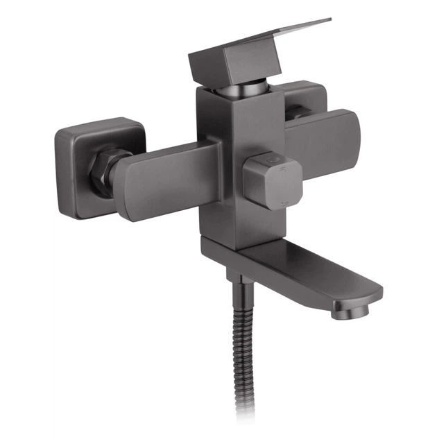 Смеситель для ванны Kroner KRP Edelstahl Kubus PVD060 (CV035907) - изображение 3
