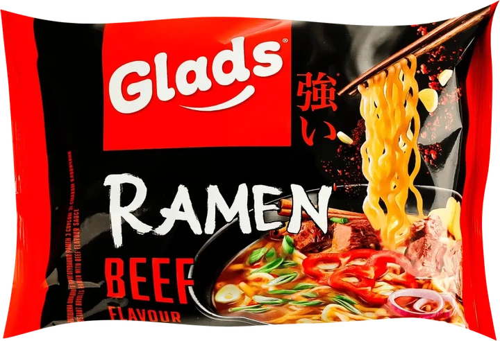 Набор лапши быстрого приготовления Glads Рамен Курица 105 г + Говядина 105 г + Кимчи 105 г (4820286440309) - изображение 8