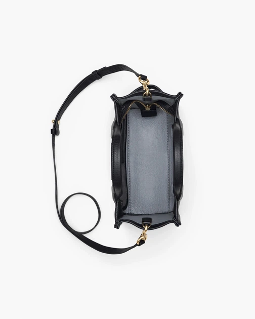 Женская сумка-тоут MARC JACOBS The Leather Small Tote Bag BLACK H009L01SP21 (20776) - изображение 7