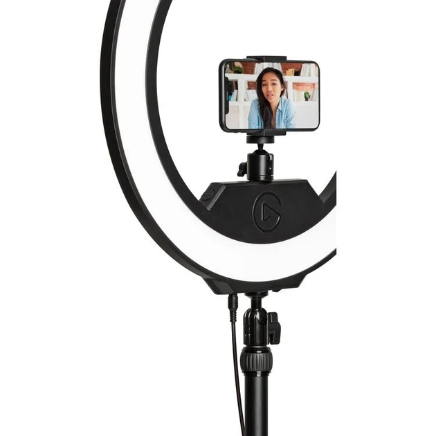 Кольцевая лампа Elgato Ring Light 17" Черная (100687350) - Б/У - изображение 5