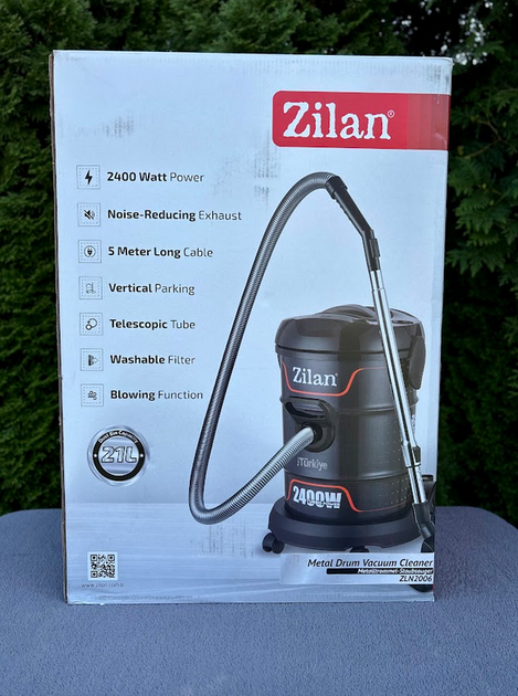 Промышленный пылесос Zilan ZLN2006 2400 Вт контейнер 21 л сухая уборка черный - изображение 7
