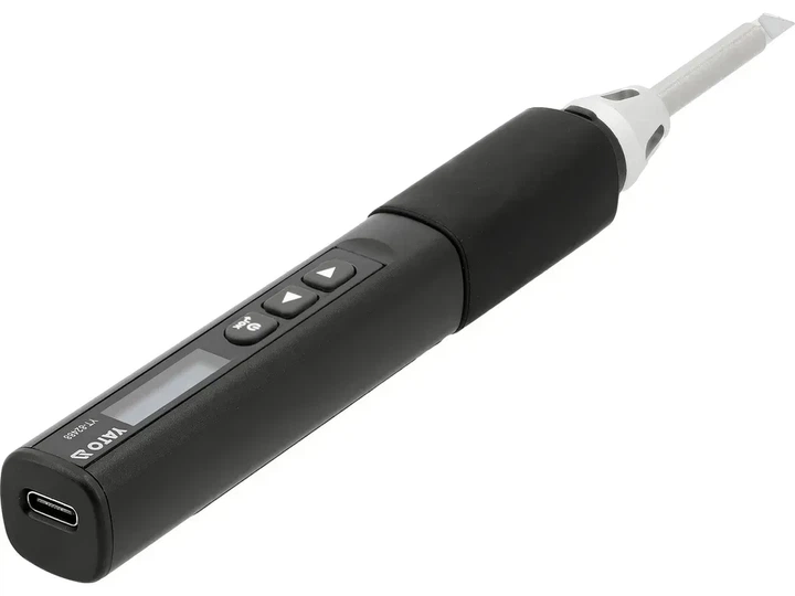 Паяльник портативный YATO 9-24 В 18-65 Вт 100-450°C питание PD/QC, жало T12 - изображение 6