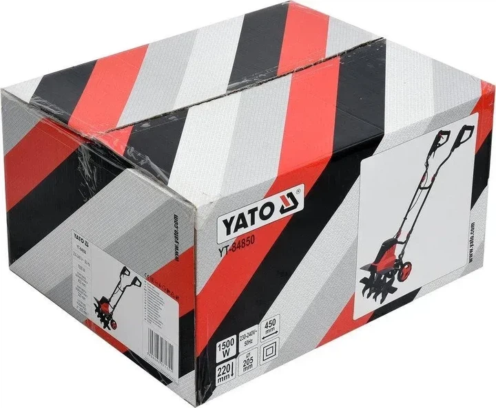 Електричний культиватор YATO YT-84850 1500 Вт, 45 см, глибина 220 мм - Фото 6 Електричний культиватор YATO YT-84850 1500 Вт, 45 см, глибина 220 мм - зображення 6