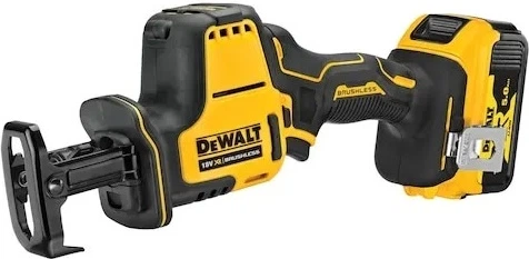Пила шабельна акумуляторна DeWalt 18 V з 2 акумуляторами 5 Аг (DCS369P2-QW) - зображення 3