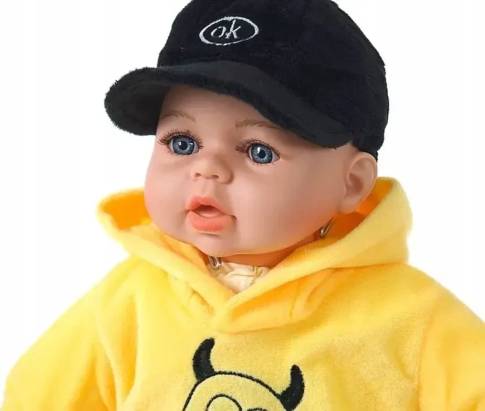 Lalka bobas ADAR mówi i śpiewa po polsku + smoczek 45 cm (0/580626-587748) - obraz 5