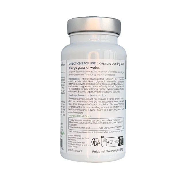 Витамин В12 липосомальный Vitamine B12 liposomal Biocyte, 30 капсул - изображение 3