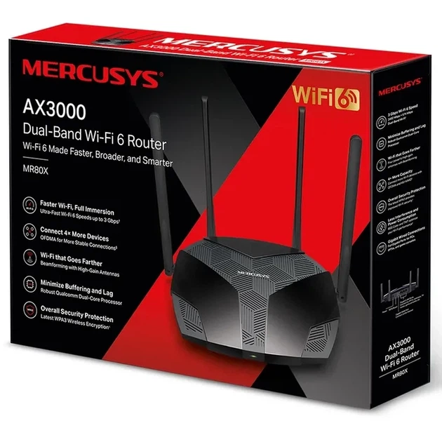 Маршрутизатор Mercusys MR80X - изображение 5