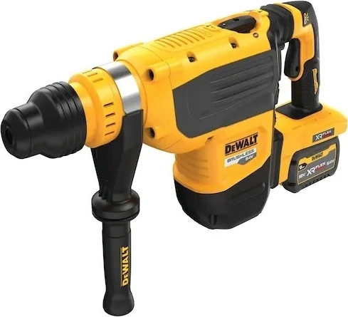 Акумуляторний перфоратор DeWalt FLEXVOLT SDS-Max 54V з 2 акумуляторами 9 Аг (DCH735X2-QW) - зображення 4