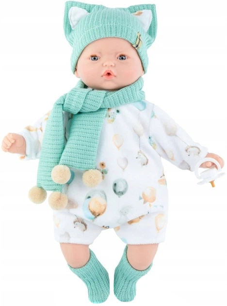 Bobasy hiszpańskie Marina & Pau Pitus Mellizos bliźniaki płaczące 42 cm (MP0579) - obraz 3