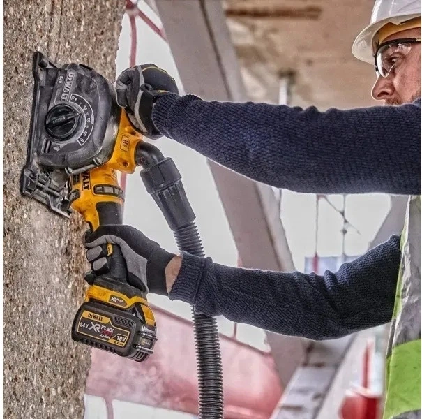 Bruzdownica do betonu DeWalt FLEXVOLT 54V 125 mm z 2 akumulatorami 6 Ah (DCG200T2-QW) - obraz 6