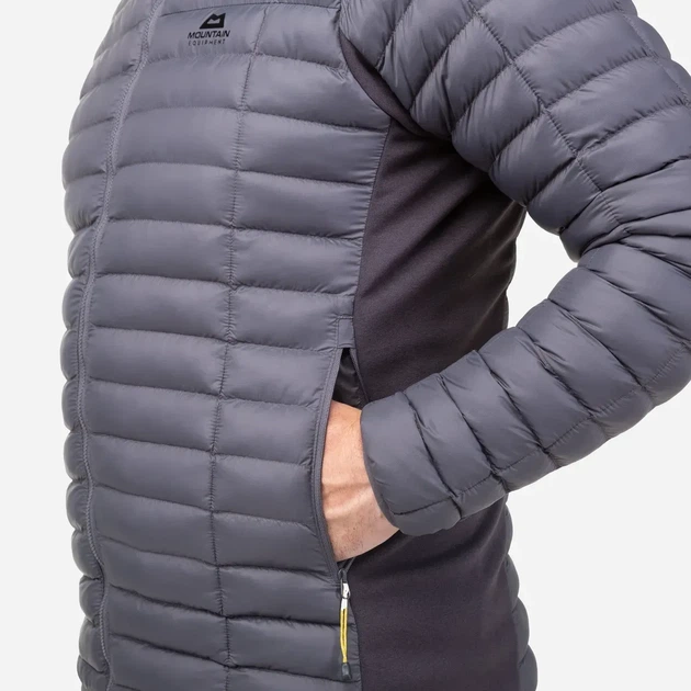 Куртка Mountain Equipment Particle Hooded Men's Jacket (Anvil/Obsidian XL) (ME-006481.1609.XL) - Фото 2 Куртка Mountain Equipment Particle Hooded Men's Jacket (Anvil/Obsidian XL) (ME-006481.1609.XL) - изображение 2