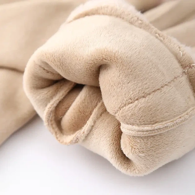 Женские шерстяные перчатки Fashion Gloves. Серый - изображение 3