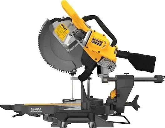 Торцювальна пила акумуляторна DeWalt 54V 305 мм без акумулятора та зарядного пристрою (DCS781N-XJ) - зображення 3