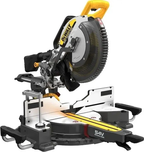 Торцювальна пила акумуляторна DeWalt 54V 305 мм без акумулятора та зарядного пристрою (DCS781N-XJ) - зображення 4