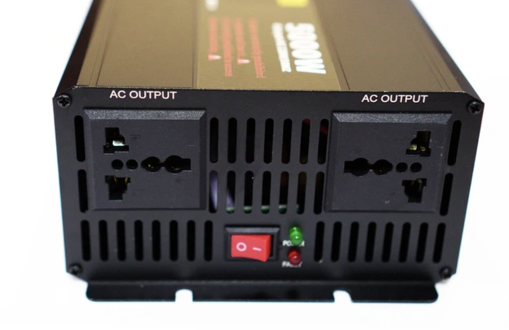 Инвертор Eryuan 5000W 12V → 220V с LCD и вольтметром - изображение 6