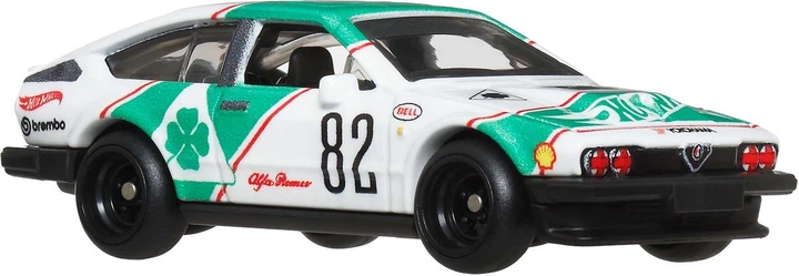 Model samochodu Mattel Hot Wheels Premium Boulevard Alfa Romeo GTV6 3.0 Wiśniowy JBL16 (194735262861) - obraz 3