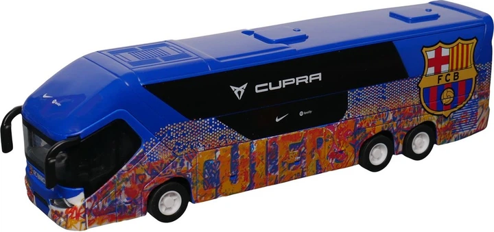 Model autobusu Banbo Toys Official Bus FC Barcelona Bordowo-pomarańczowy 16652 (8436573616652) - obraz 2