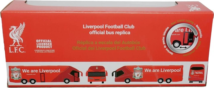 Модель автобуса Banbo Toys Official Bus Ліверпуль темно-червона 16263 (8436573616263) - зображення 4