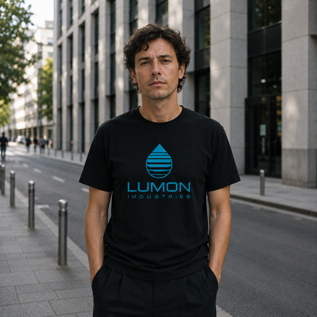 Футболка мужская с принтом ТіШОТКА Lumon Industries Разделение XL Черный Стандарт (1083150794) - Фото 1 Футболка мужская с принтом ТіШОТКА Lumon Industries Разделение XL Черный Стандарт (1083150794) - изображение 1