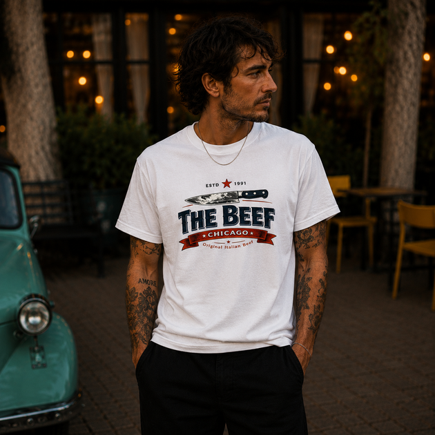 Футболка чоловіча з принтом ТіШОТКА The beef The Bear 5XL Білий Стандарт (1098068401) - Фото 1 Футболка чоловіча з принтом ТіШОТКА The beef The Bear 5XL Білий Стандарт (1098068401) - зображення 1