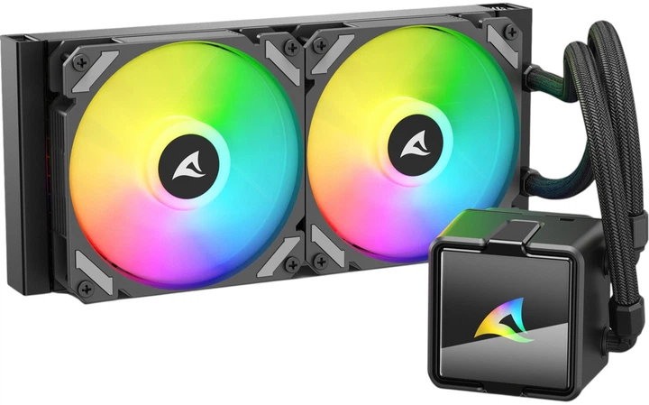 Chłodzenie wodne Sharkoon S50 ARGB Black (4044951044962) - Zdjęcie 1 Chłodzenie wodne Sharkoon S50 ARGB Black (4044951044962) - obraz 1