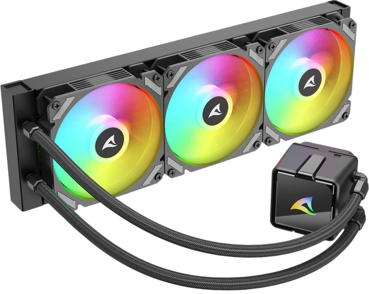 Chłodzenie wodne Sharkoon S60 ARGB Black (4044951044948) - Zdjęcie 2 Chłodzenie wodne Sharkoon S60 ARGB Black (4044951044948) - obraz 2