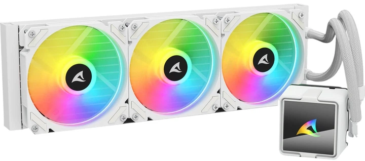 Chłodzenie wodne Sharkoon S60 ARGB White (4044951044955) - Zdjęcie 3 Chłodzenie wodne Sharkoon S60 ARGB White (4044951044955) - obraz 3