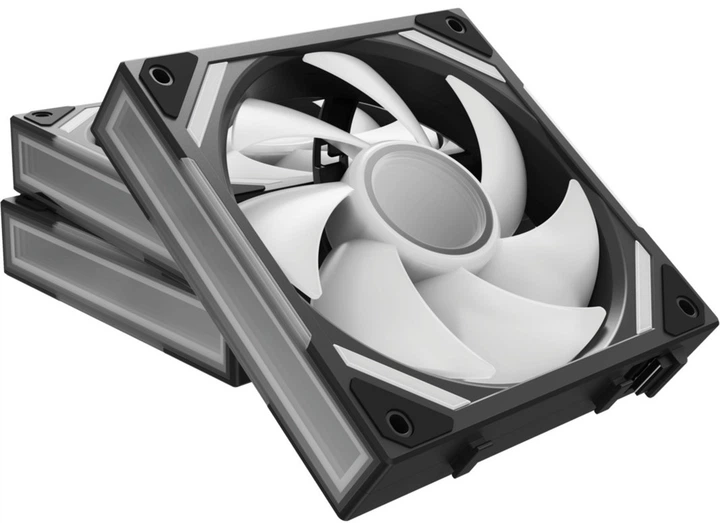 Zestaw wentylatorów do obudowy Alpenfohn Wing Boost 4 ARGB 120 mm Black 3-in-1 Czarny (84000000228) - obraz 5