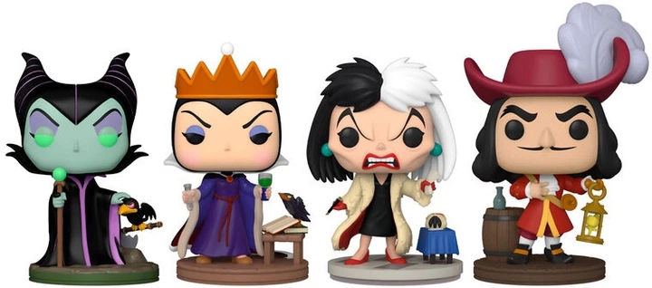 Zestaw figurek Funko Pop! Disney Villains 9 cm 4 szt FUN77129 (889698771290) - obraz 2