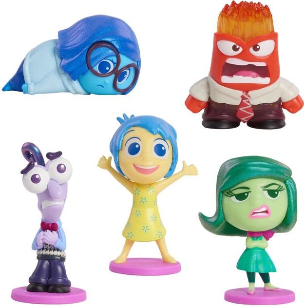 Zestaw figurek Just Play Disney Pixar W głowie się nie mieści 2 6 cm 5 szt 45507 (886144455070) - obraz 3