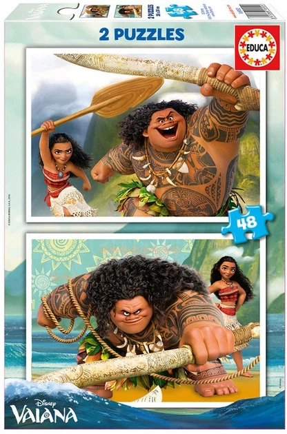 Puzzle Educa Borras Disney Moana 2 x 48 elementów (8412668169524) - Zdjęcie 1 Puzzle Educa Borras Disney Moana 2 x 48 elementów (8412668169524) - obraz 1