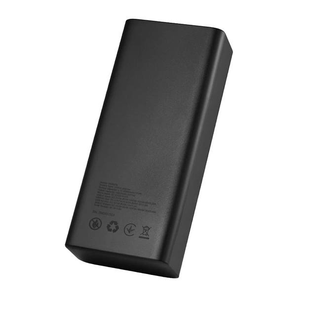 Повербанк (Power Bank) Brevia 30000mAh 65W Li-Pol, LCD чорний 45365PB - зображення 2