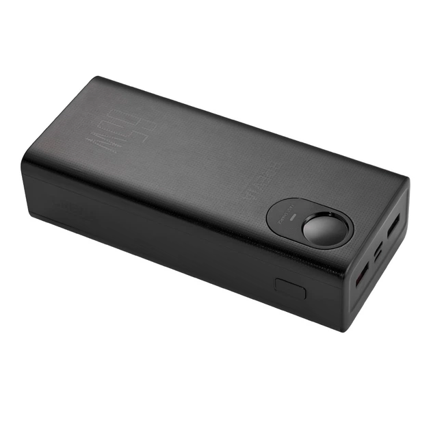 Повербанк (Power Bank) Brevia 30000mAh 65W Li-Pol, LCD чорний 45365PB - зображення 6