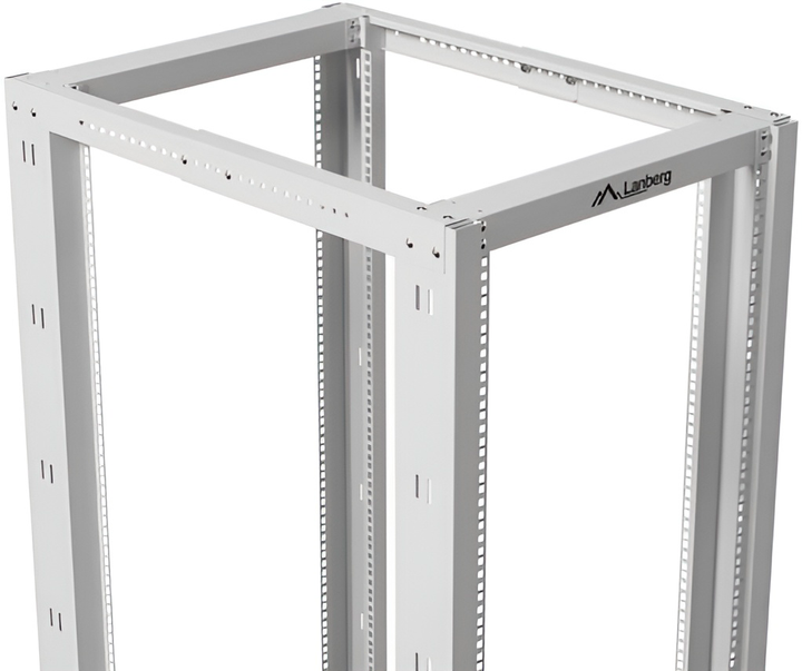 Серверна стійка Lanberg Open Rack 19" 32U 600x800 Grey (OR01-6832-S) - Фото 2 Серверна стійка Lanberg Open Rack 19" 32U 600x800 Grey (OR01-6832-S) - зображення 2
