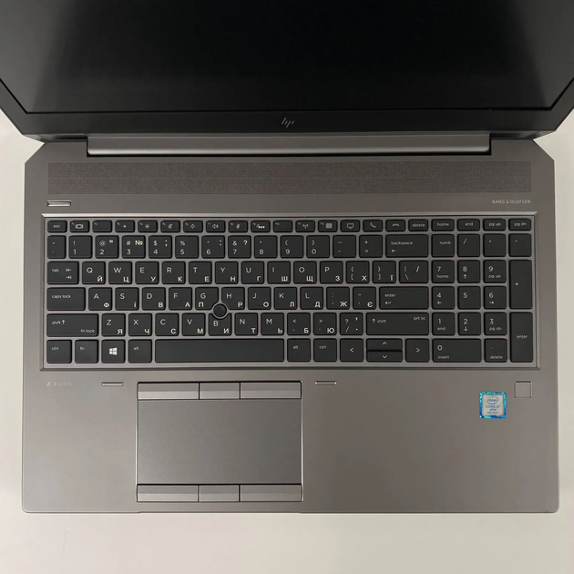 Мобильная рабочая станция HP zBook 15 G6 / 15.6" (1920x1080) IPS / Intel Core i7-9850H (6 (12) ядер по 2.6 - 4.6 GHz) / 16 GB DDR4 / 240 GB SSD / nVidia Quadro T1000, 4 GB GDDR5, 128-bit / WebCam / Fingerprint б/у + Подарок Беспроводная мышь / USB - Фото 3 Мобильная рабочая станция HP zBook 15 G6 / 15.6" (1920x1080) IPS / Intel Core i7-9850H (6 (12) ядер по 2.6 - 4.6 GHz) / 16 GB DDR4 / 240 GB SSD / nVidia Quadro T1000, 4 GB GDDR5, 128-bit / WebCam / Fingerprint б/у + Подарок Беспроводная мышь / USB - изображение 3