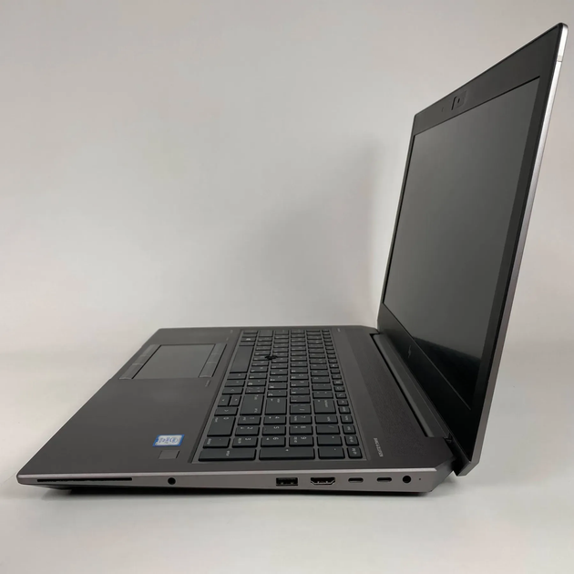 Мобільна робоча станція Б-клас HP ZBook 15 G5 / 15.6" (1920x1080) IPS / Intel Core i7-8850H (6 (12) ядра по 2.6 - 4.3 GHz) / 16 GB DDR4 / 240 GB SSD / nVidia Quadro P1000, 4 GB GDDR5, 256-bit / Fingerprint / HDMI б/в + Подарунок Бездротова миша / USB - зображення 4