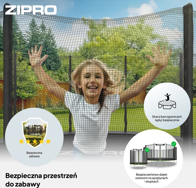 Батут Zipro Jump Pro OUT с внешней сеткой 6FT 183 см (12578744) - изображение 5