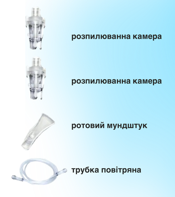 Комплект деталей для небулайзера - Фото 1 Комплект деталей для небулайзера - изображение 1