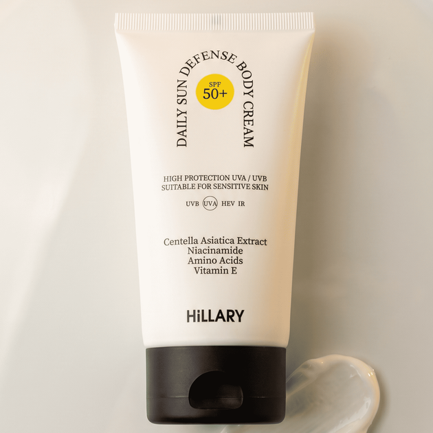 Солнцезащитный крем для тела SPF 50 Daily Sun Defense Body Cream Hillary 150 мл 2314969233118 - изображение 2