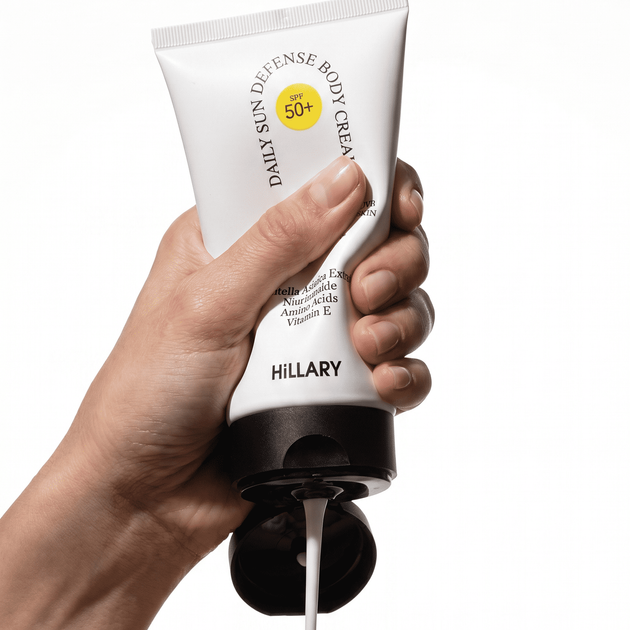 Солнцезащитный крем для тела SPF 50 Daily Sun Defense Body Cream Hillary 150 мл 2314969233118 - изображение 3