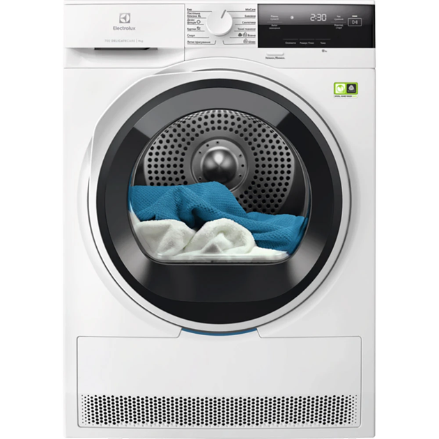 Комплект пральна та сушильна машина ELECTROLUX EW6F3414UU+EW7D394UU - зображення 9