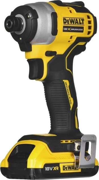Набір безщіткових інструментів DeWalt 18V DCD709 + DCF809 з 2 акумуляторами 2 Ah (DCK2062D2T-QW) - зображення 2