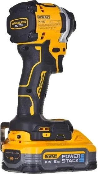 Набір електроінструментів DeWalt 18V DCD805 + DCF850 з 2 акумуляторами 5 Ah (DCK2050H2T-QW) - зображення 4